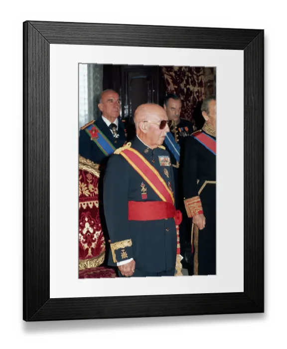 Framed Print : Portrait of Francisco Franco Framed Print : Portrait of Francisco Franco