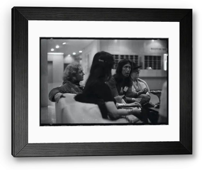 Framed Print : Margo St. James with Two Prostitutes Framed Print : Margo St. James with Two Prostitutes