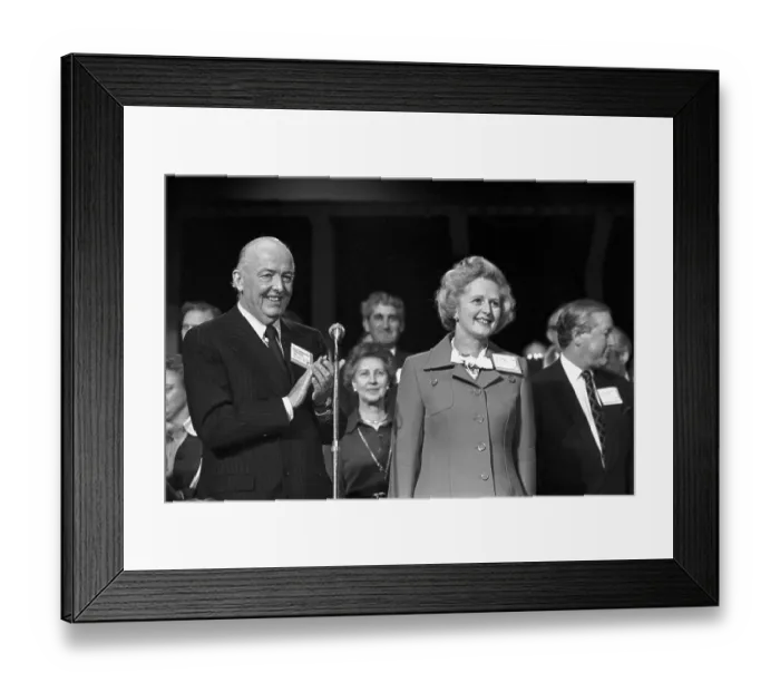 Framed Print : Margaret Thatcher Receiving an Ovation Framed Print : Margaret Thatcher Receiving an Ovation