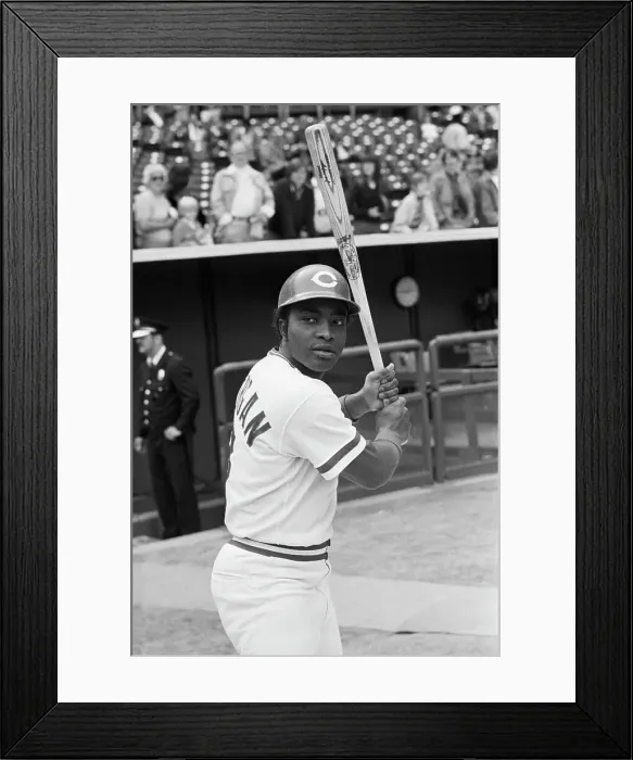 Framed Print : Joe Morgan Posing In Batting Stance Framed Print : Joe Morgan Posing In Batting Stance