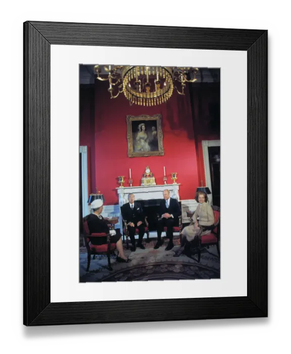 Framed Print : Gerald and Betty Ford with Japanese Leaders Framed Print : Gerald and Betty Ford with Japanese Leaders