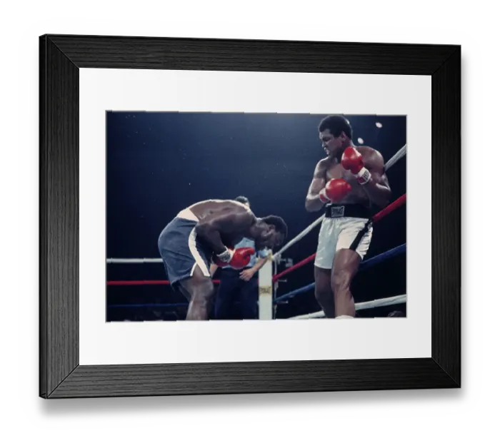 Framed Print : Muhammad Ali Vs Joe Frazier Framed Print : Muhammad Ali Vs Joe Frazier