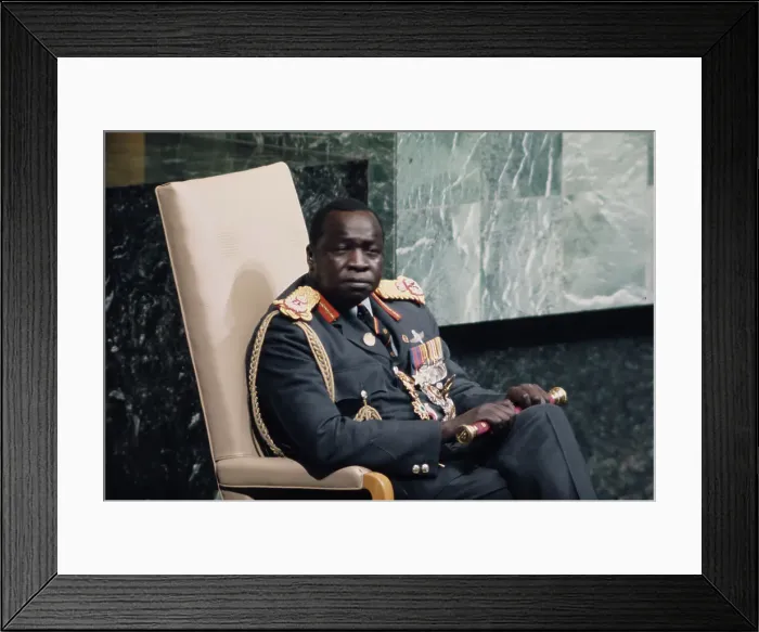 Framed Print : Ugandan President Idi Amin At United Nations Framed Print : Ugandan President Idi Amin At United Nations