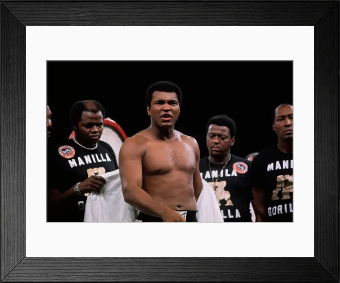 Framed Print : Muhammad Ali with His Entourage Framed Print : Muhammad Ali with His Entourage