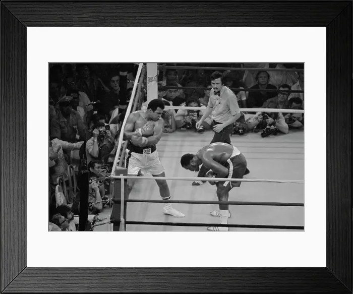 Framed Print : Muhammad Ali and Joe Frazier Boxing Framed Print : Muhammad Ali and Joe Frazier Boxing