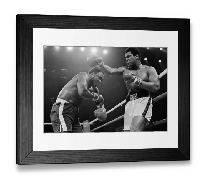 Framed Print : Joe Frazier and Muhammad Ali Boxing Framed Print : Joe Frazier and Muhammad Ali Boxing