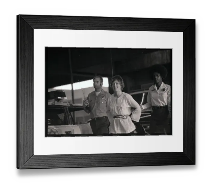 Framed Print : Emily Harris Leaving Jail Framed Print : Emily Harris Leaving Jail