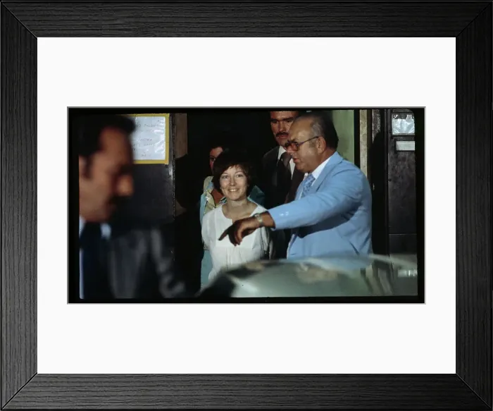 Framed Print : Emily Harris Being Escorted Framed Print : Emily Harris Being Escorted