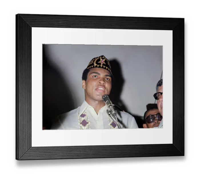 Framed Print : Muhammad Ali Praying Framed Print : Muhammad Ali Praying