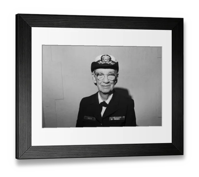 Framed Print : Computer Scientist and Navy Officer Grace Murray Hopper Framed Print : Computer Scientist and Navy Officer Grace Murray Hopper