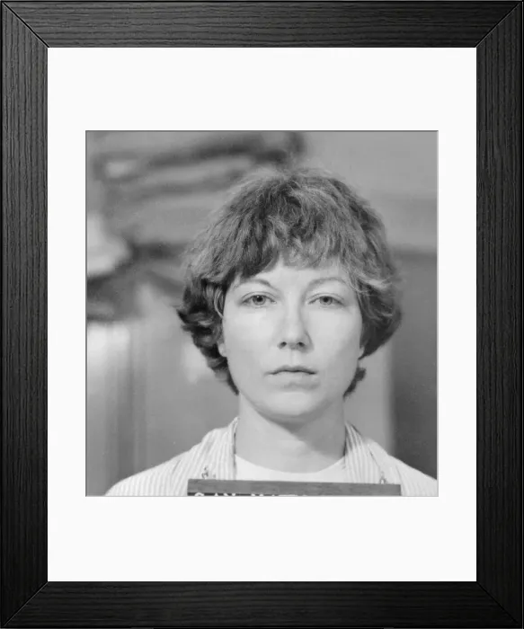 Framed Print : Portrait and Profile of Emily Harris