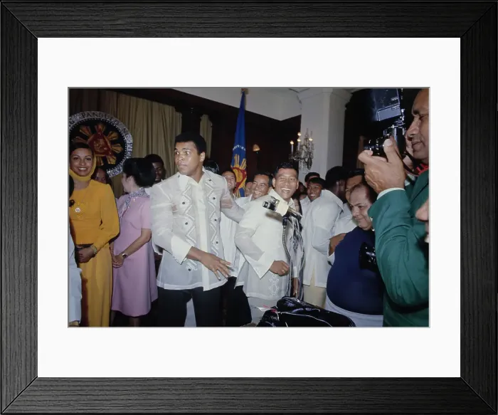 Framed Print : Muhammad Ali In Manila Framed Print : Muhammad Ali In Manila