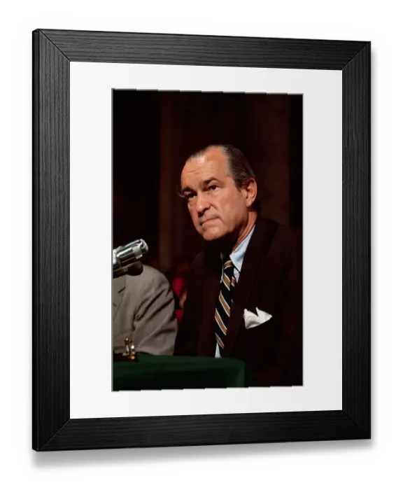 Framed Print : Richard Helms at Microphone Framed Print : Richard Helms at Microphone