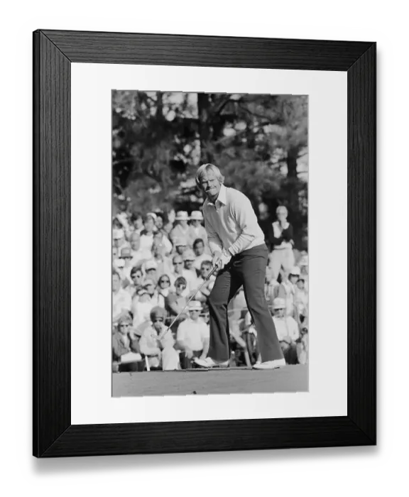 Framed Print : Jack Nicklaus Biting His Lip During Play Framed Print : Jack Nicklaus Biting His Lip During Play