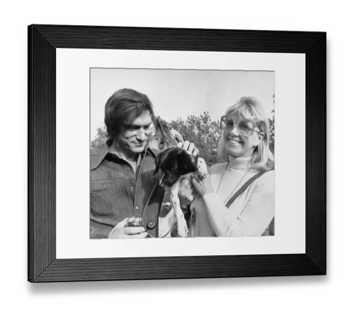 Framed Print : Doris Day and Hugh Hefner Framed Print : Doris Day and Hugh Hefner
