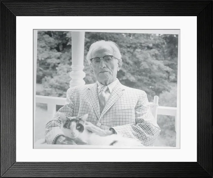 Framed Print : Portrait of Edward Kleinschmidt Framed Print : Portrait of Edward Kleinschmidt