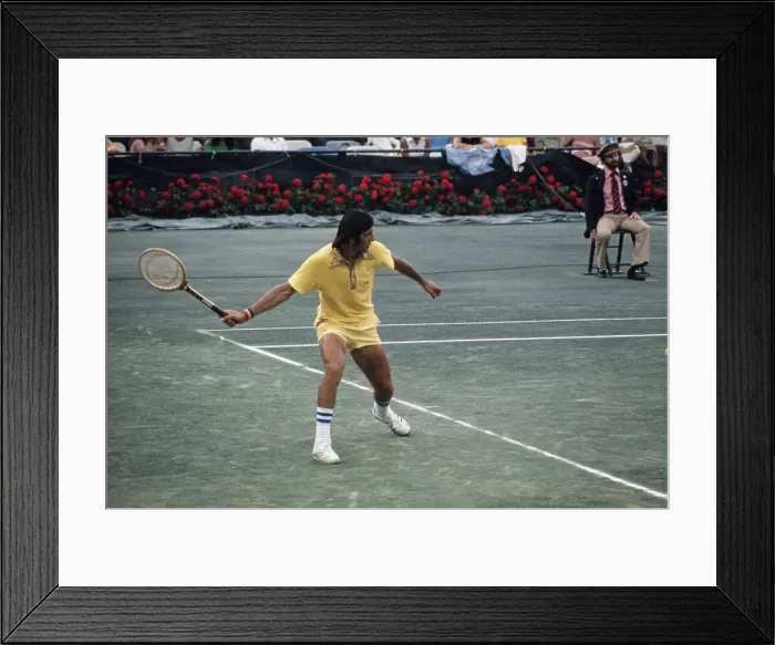 Framed Print : Ilie Nastase At US Open Framed Print : Ilie Nastase At US Open