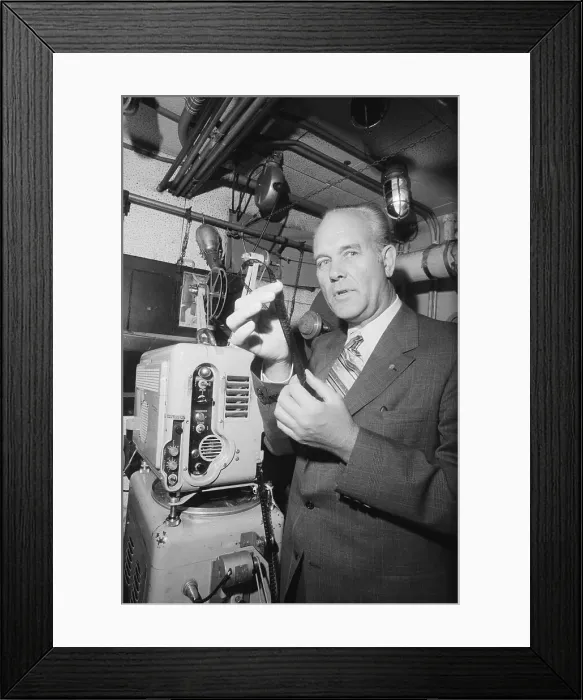 Framed Print : Col. L Fletcher Shows Zapruder Film Framed Print : Col. L Fletcher Shows Zapruder Film