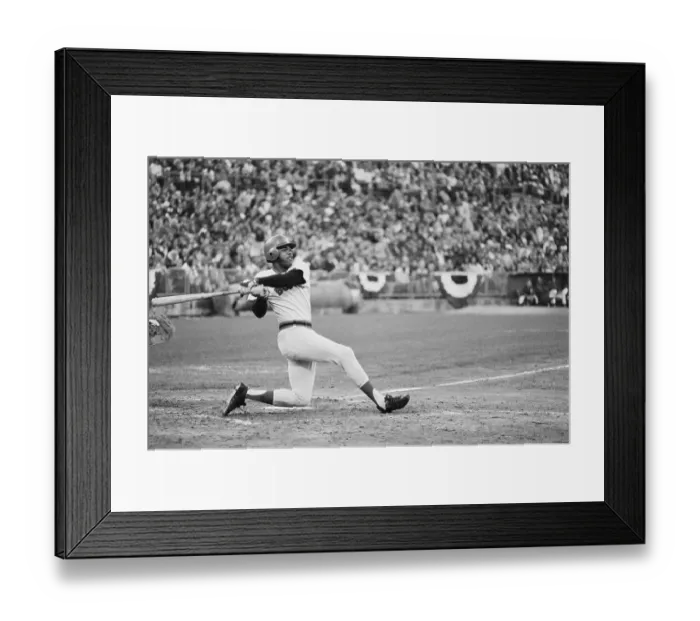 Framed Print : Cecil Cooper Batting