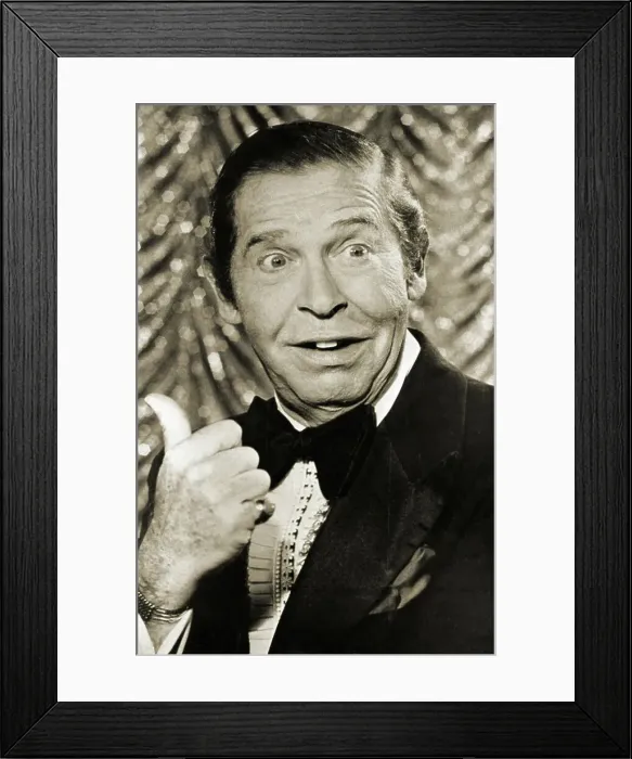 Framed Print : Milton Berle Gives Thumbs Up Gesture Framed Print : Milton Berle Gives Thumbs Up Gesture
