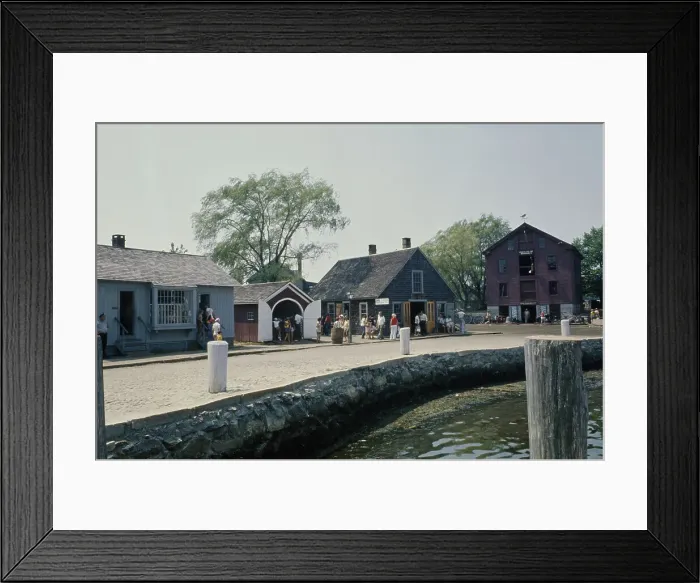 Framed Print : Mystic Seaport Museum, Connecticut Framed Print : Mystic Seaport Museum, Connecticut