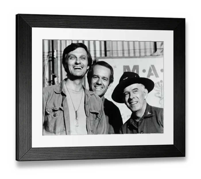 Framed Print : Cast members from M*A*S*H* Framed Print : Cast members from M*A*S*H*