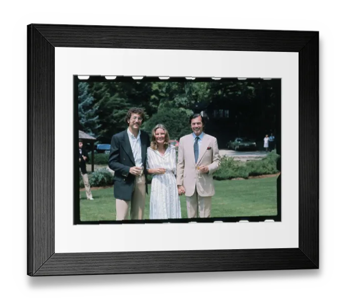 Framed Print : Whiskey Tycoon Edgar Bronfman