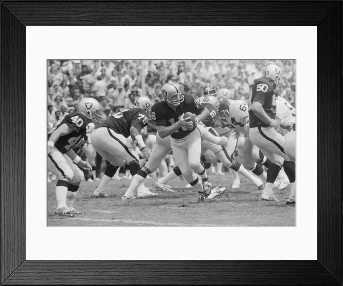 Framed Print : George Blanda Running with the Ball Framed Print : George Blanda Running with the Ball