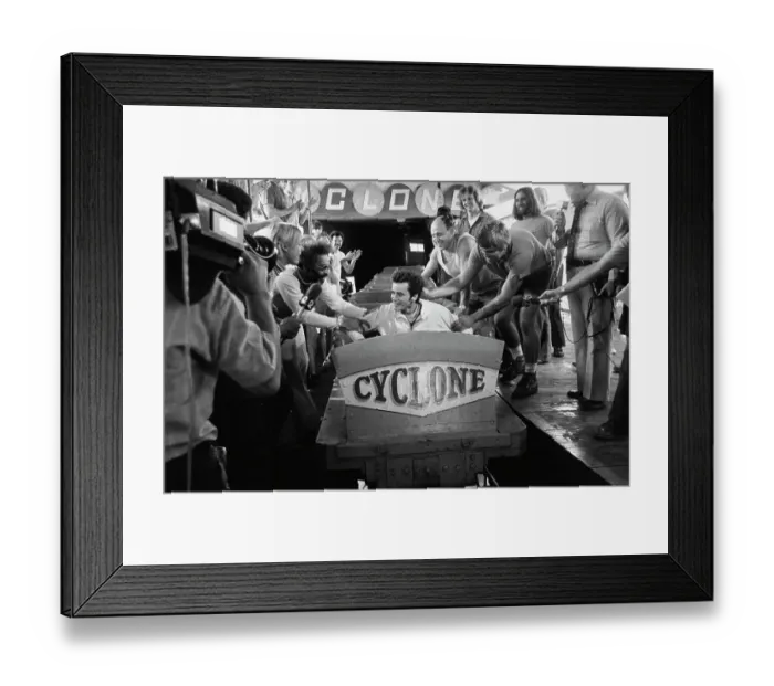 Framed Print : Cyclone Ride Framed Print : Cyclone Ride