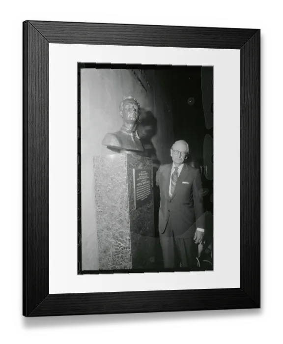 Framed Print : Bust of Charles A. Lindbergh Framed Print : Bust of Charles A. Lindbergh