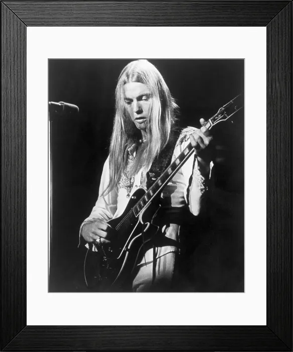 Framed Print : Rock Star Gregg Allman Framed Print : Rock Star Gregg Allman