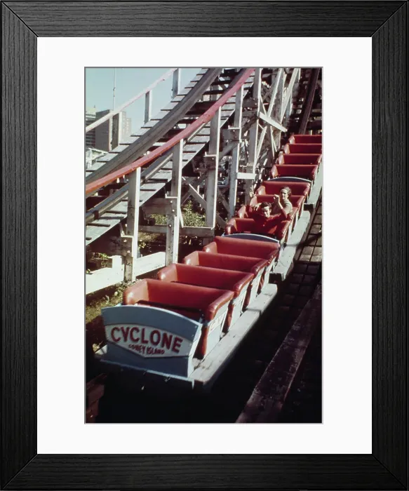 Framed Print : Rollercoaster Record Framed Print : Rollercoaster Record