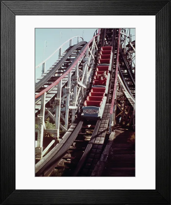 Framed Print : Rollercoaster Record Framed Print : Rollercoaster Record