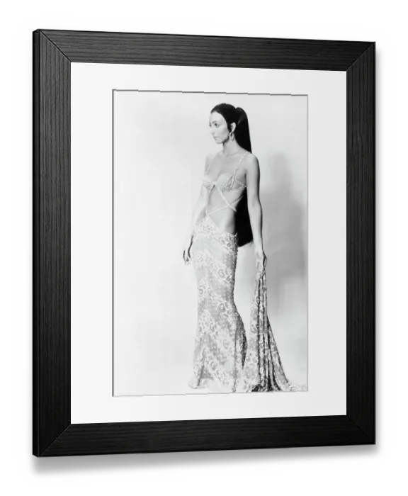 Framed Print : Portrait of Cher Framed Print : Portrait of Cher