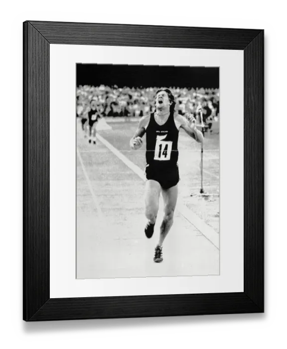 Framed Print : John Walker Running Framed Print : John Walker Running