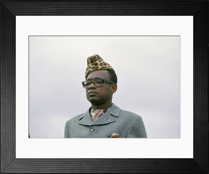Framed Print : President Mobutu