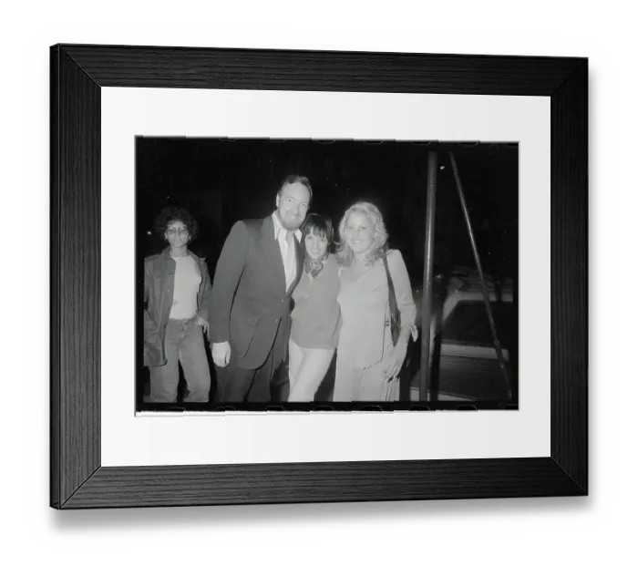 Framed Print : Liza Minnelli with Jack Haley Jr. and Lorna Luft Framed Print : Liza Minnelli with Jack Haley Jr. and Lorna Luft