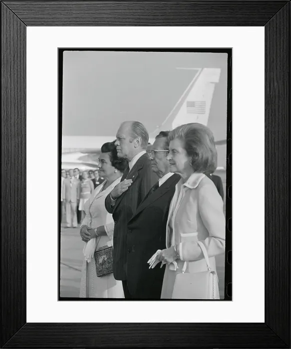 Framed Print : Government Officials Gerald and Mrs. Ford with Josip and Jovanka Tito Framed Print : Government Officials Gerald and Mrs. Ford with Josip and Jovanka Tito