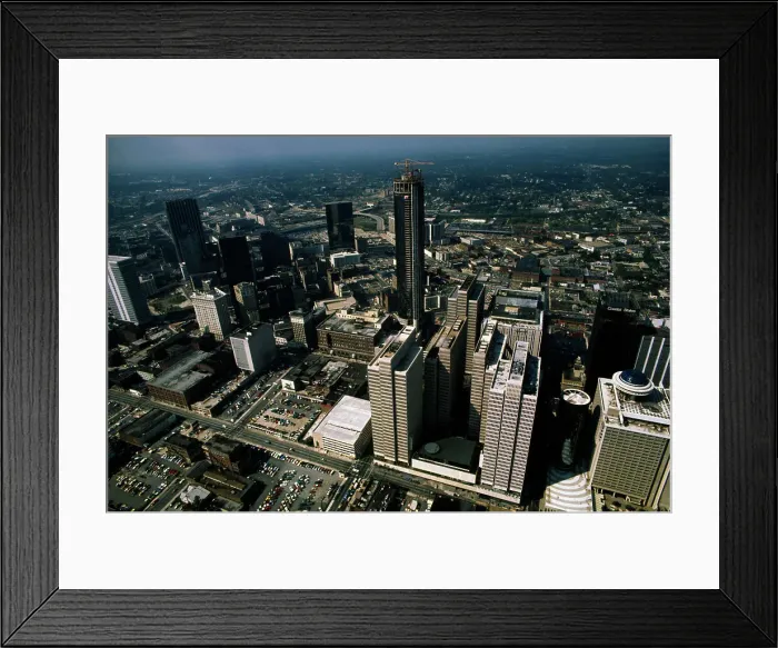 Framed Print : Aerial View of Atlanta Framed Print : Aerial View of Atlanta