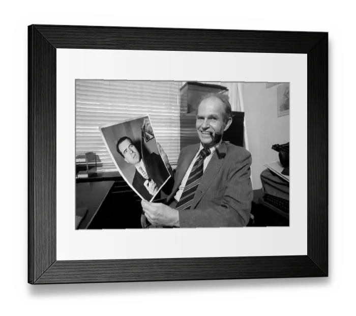 Framed Print : Alger Hiss Looking at Nixon Photo Framed Print : Alger Hiss Looking at Nixon Photo