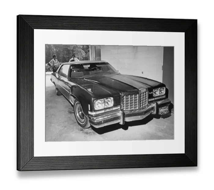Framed Print : James Hoffa's Car