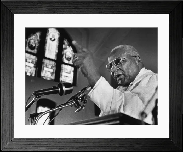 Framed Print : Martin Luther King, Sr. Preaching Framed Print : Martin Luther King, Sr. Preaching