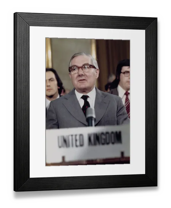 Framed Print : British Politician James Callaghan Framed Print : British Politician James Callaghan