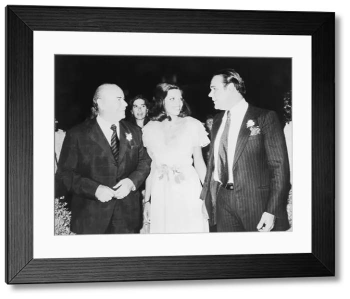 Framed Print : Christina Onassis, Alexander Andreadis and Stratis Andreadis Framed Print : Christina Onassis, Alexander Andreadis and Stratis Andreadis