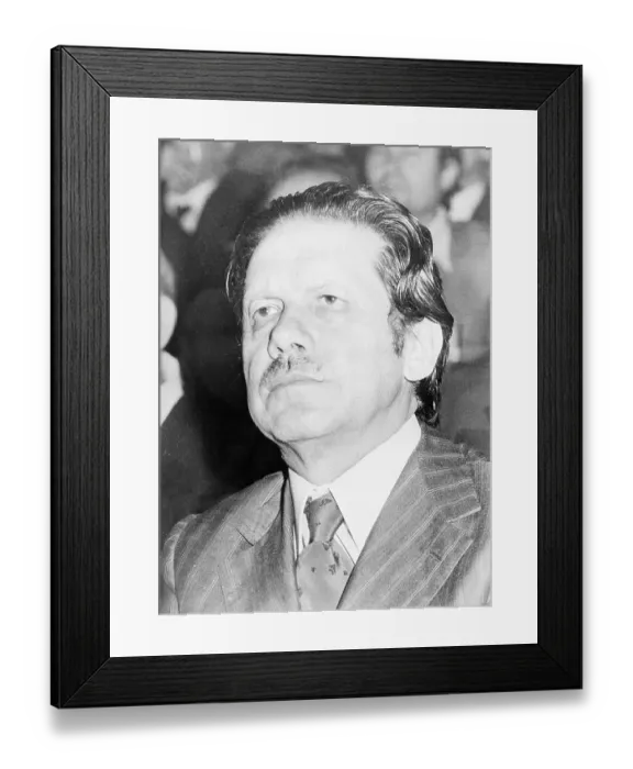 Framed Print : Italian Politician Flaminio Piccoli Framed Print : Italian Politician Flaminio Piccoli