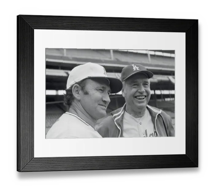 Framed Print : Alvin Dark and Walt Alston Framed Print : Alvin Dark and Walt Alston