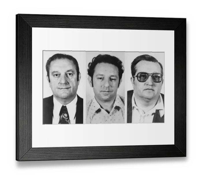 Framed Print : Paul Castellano Arrested with Family Framed Print : Paul Castellano Arrested with Family