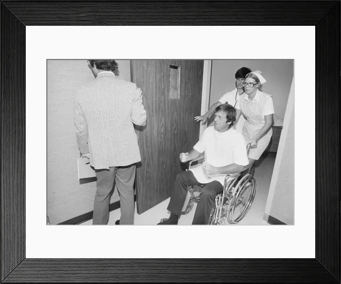 Framed Print : Bobby Nichols Hospitalized Framed Print : Bobby Nichols Hospitalized