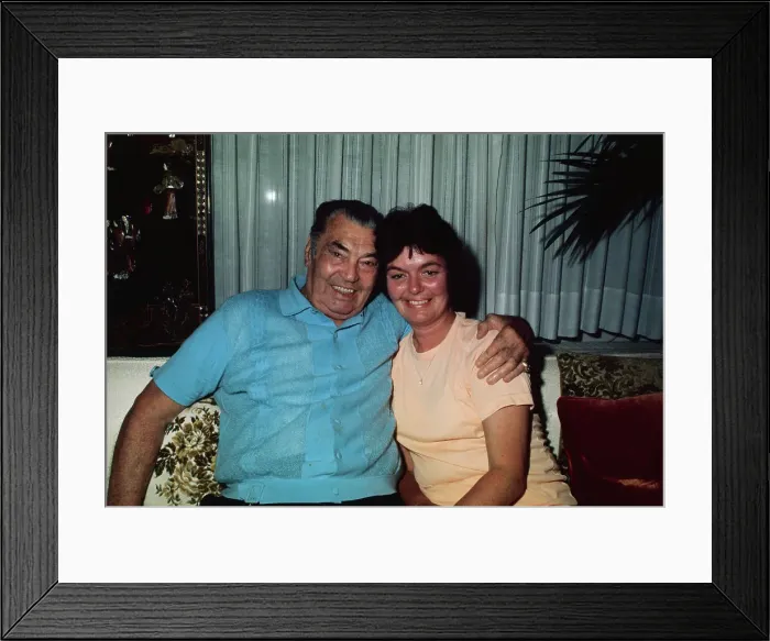 Framed Print : Jack Dempsey and His Daughter Framed Print : Jack Dempsey and His Daughter