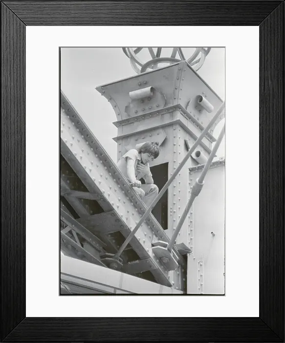 Framed Print : Mike Dingus Sitting Atop Bridge Framed Print : Mike Dingus Sitting Atop Bridge